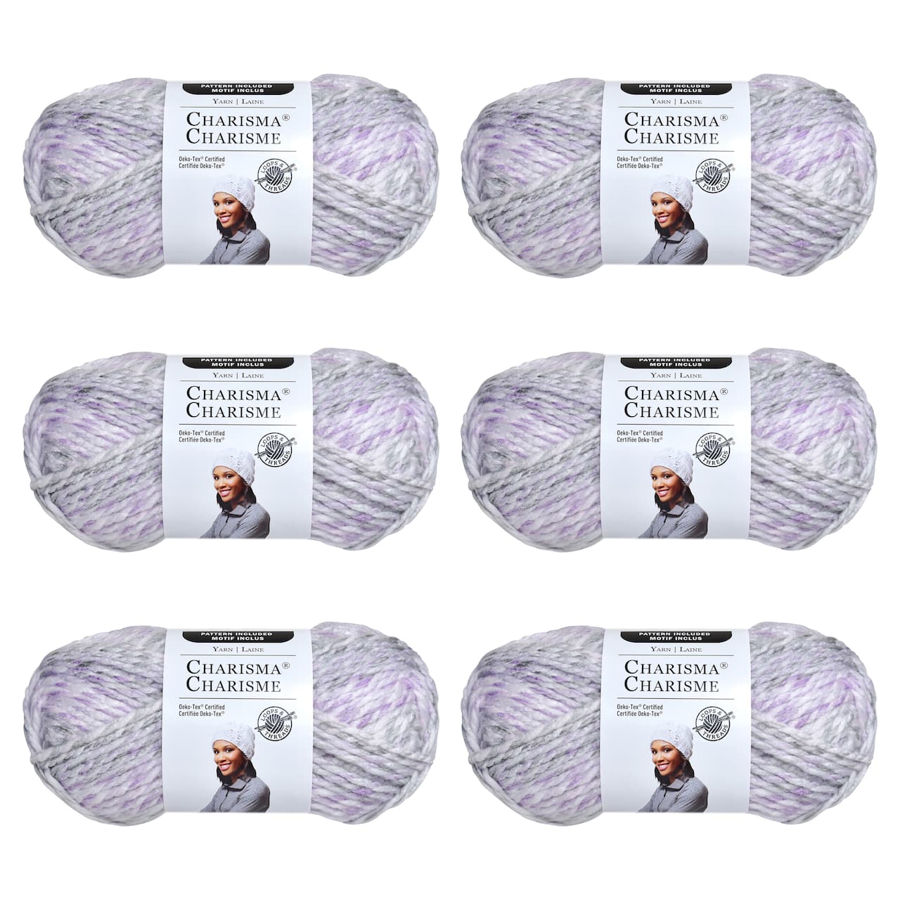 6 Pack: Charisma® Yarn by Loops & Threads®